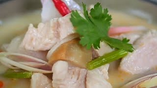 Thai Chicken and Coconut Soup Recipe By Chef Chumpol