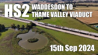 HS2 - Waddesdon to Thame Valley Viaduct | 15th Sep 2024