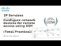 CCNA 62: Configure network devices for remote access using SSH with switch