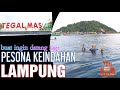 DI PULAU TEGAL MAS - LAMPUNG Sangat Seru, Terumbu Karang Juga Bagus