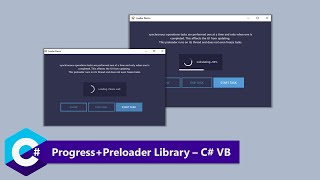 Asynchronous Preloader library with progress bar. c#/vb.net