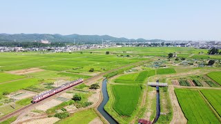 【前面展望】えちごトキめき鉄道  413系･455系「観光急行」(直江津→糸魚川)・ドローン空撮