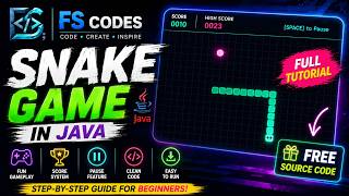 Build a Modern Snake Game in Java | Full Tutorial + Free Source Code