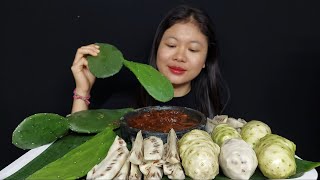 MUKBANG RUJAK KAKTUS MENGKUDU #rujakkaktusmengkudu