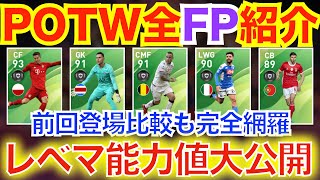 【最速】1/30登場のPOTW全選手レベマ紹介！激アツガチャが再登場！！！【#ウイイレアプリ2020】