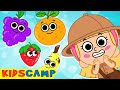 🍊 Cute Fruits Song | Fruits For Kids | KidsCamp Nursery Rhymes
