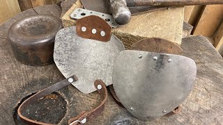 What’s on the bench? - Making titanium teardrop spaulders for duelling