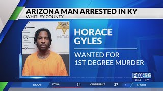 Arizona man wanted for murder arrested in Whitley County