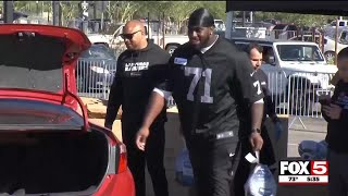 Las Vegas Raider Thanksgiving turkey giveaway