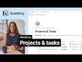 Projects & tasks