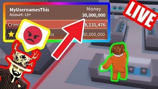 Salty Players Reported Me For Being Too Good At The Game Roblox - grinding to become richest jailbreak pla