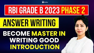 RBI Phase 2 ESI & FM Preparation | RBI Grade B Answer Writing Practice | EduTap Descriptive writing