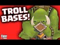 Clash of Clans 'TROLLS!' - Tricky Trapped Town Hall Layouts!