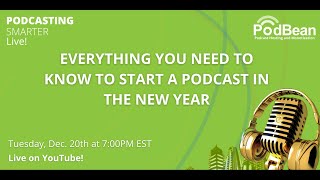 Everything You Need to Know to Start a Podcast in the New Year with Podcast Specialist Roni Gosch: L