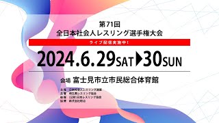 29C　全日本社会人選手権（埼玉・富士見市立市民総合体育館）