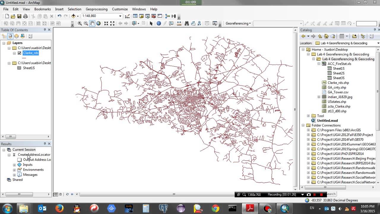 Geocoding In ArcGIS - YouTube