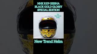 Review Helm NHK RX9 Geisha Black Gold Glossy#NHKRX9Geisha#helmetlovers#helmetloversindonesia#shorts