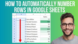 How To Automatically Number Rows In Google Sheets