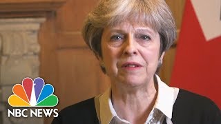 Prime Minister Theresa May Speaks About Strikes In Syria | NBC News