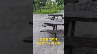 불면증, 수면 유도, 명상 = 쓸쓸한 벤치에 내리는 빗소리 감성 ,백색소음,asmr  😊"구독" 부탁드립니다 / 정신건강에 도움을 줍니다 / Raining in the park