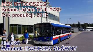 MZK Bydgoszcz - Linia 80, Solaris Urbino 12 III #789