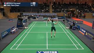 Match point - A Merkle vs Ting Y C - MS, SF - Swedish Open 2025