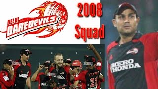 Delhi Daredevils Squad | IPL 2008 | DLF IPL | Delhi Capitals | all about cricket Only | dd, dc |