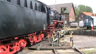 BR 50 3552 rangiert in Hanau beim Lokschuppenfest