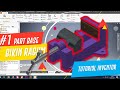 #1 PART BASE - Make a Vise With the Inventor - Inventor Tutorial