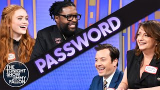 Password with Rachel Dratch and Sadie Sink | The Tonight Show Starring Jimmy Fallon