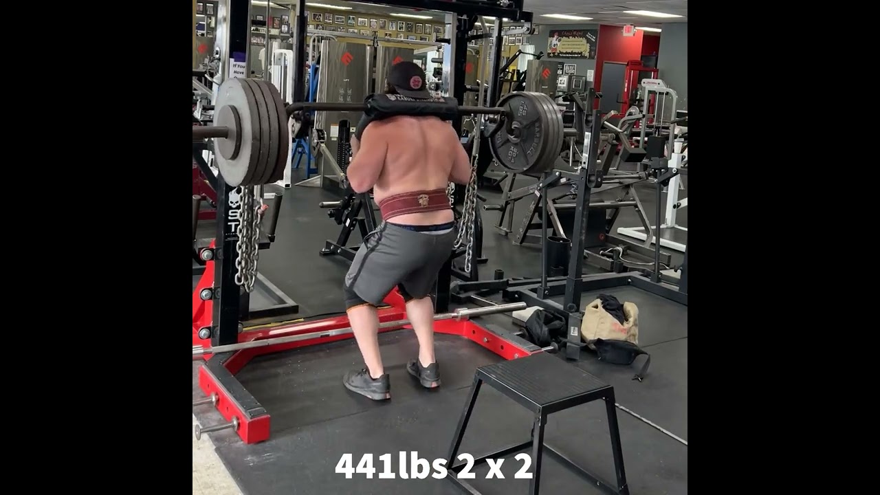 SSB Box Squat Doubles Up To 526lbs #training #strength #powerlifting ...