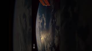 A Meteoroid enters Earth Orbit seen from the ISS