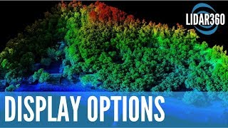 Lidar360 - Pointcloud Display Options