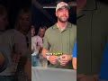 Travis Kelce trades bracelets with lucky Taylor Swift fan at Eras Tour ❤️📿 #shorts #taylorswift #nfl