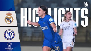 Real Madrid Femenino 2-2 Chelsea Women | HIGHLIGHTS & MATCH REACTION | UWCL 2023/24