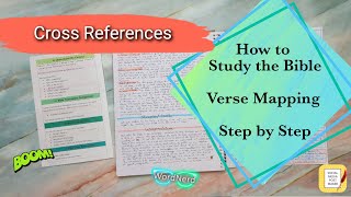 How to Study the Bible - In Depth Verse Mapping Guide | Cross References