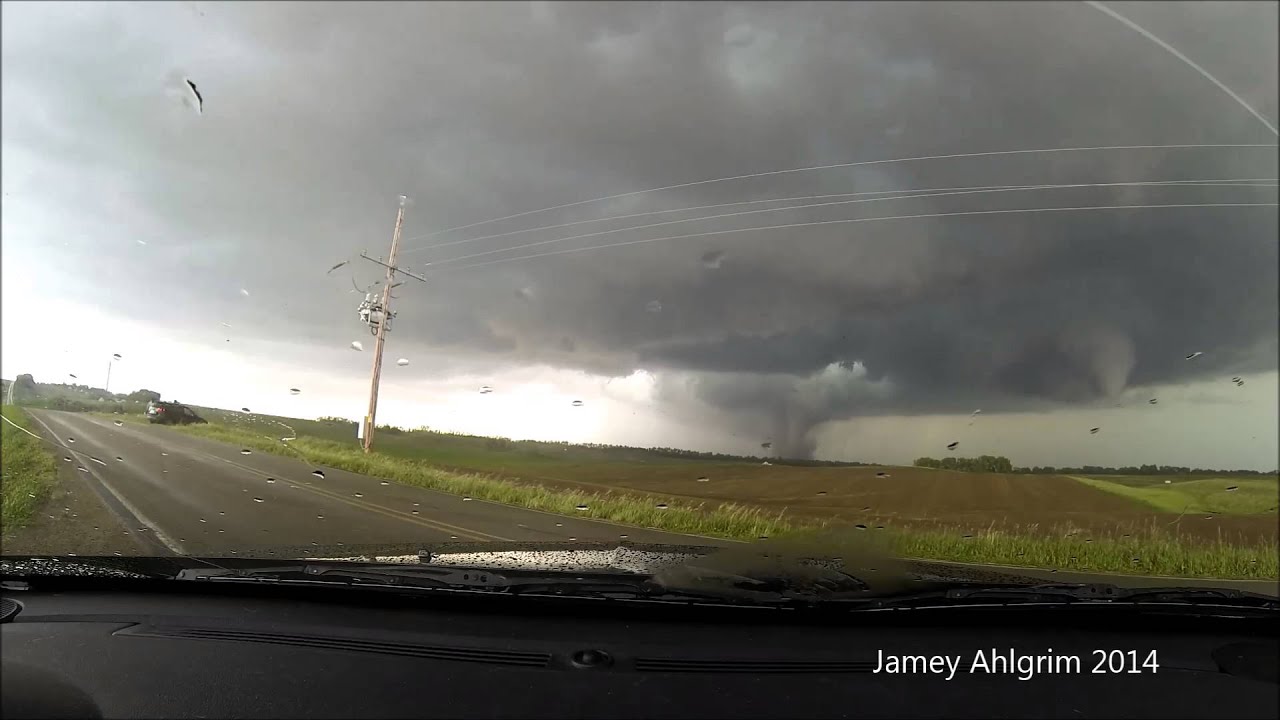 Twin Tornadoes - Pilger, NE - June 16, 2014 - Time Lapse - YouTube