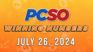 P52M Jackpot Ultra Lotto 6/58, 2D, 3D, 4D, and Mega Lotto 6/45 | July 26, 2024