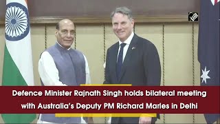 Rajnath Singh holds bilateral meeting with Australia’s Deputy PM Richard Marles in Delhi