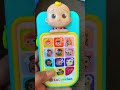 Cocomelon Jj first learning phone #shorts #trending #viral #asmr #satisfying #cocomelon #wow #cute