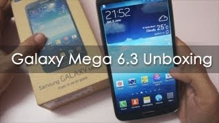 Samsung Galaxy Mega 6.3 Unboxing \u0026 Hands On Overview