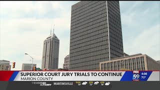 Marion Superior Court will resume jury trials next week