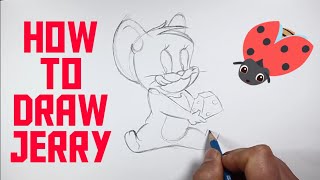 How to draw cartoon jerry easly