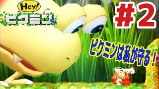 #2【ピクミンは私が守る！】でもやっぱり投げてピクミンは･･･　Hey!ピクミン　つちのこ実況