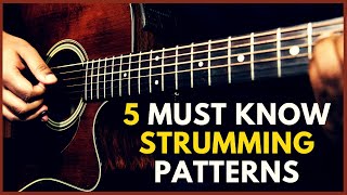 Top 5 Strumming Patterns for Acoustic Guitar you MUST KNOW!
