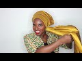 easy raw silk turban tutorial aishcream 2018 bonus tutorial