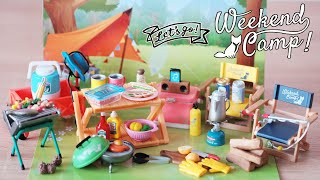 RE-MENT || UNBOXING Let's Go! Weekend Camp! - Miniature Land