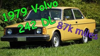 1979 Volvo 242 DL 2 door coupe with manual transmission 87k miles