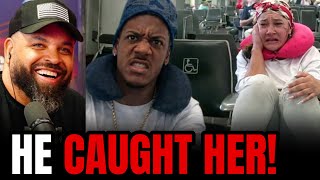 Boyfriend Catches Her Cheating at the Airport… He Loses It