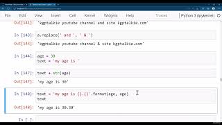 Python Tutorial #6 String Formatting and Modification